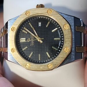 Sunborn Swiss Elegant Two-Tone Men's Watch